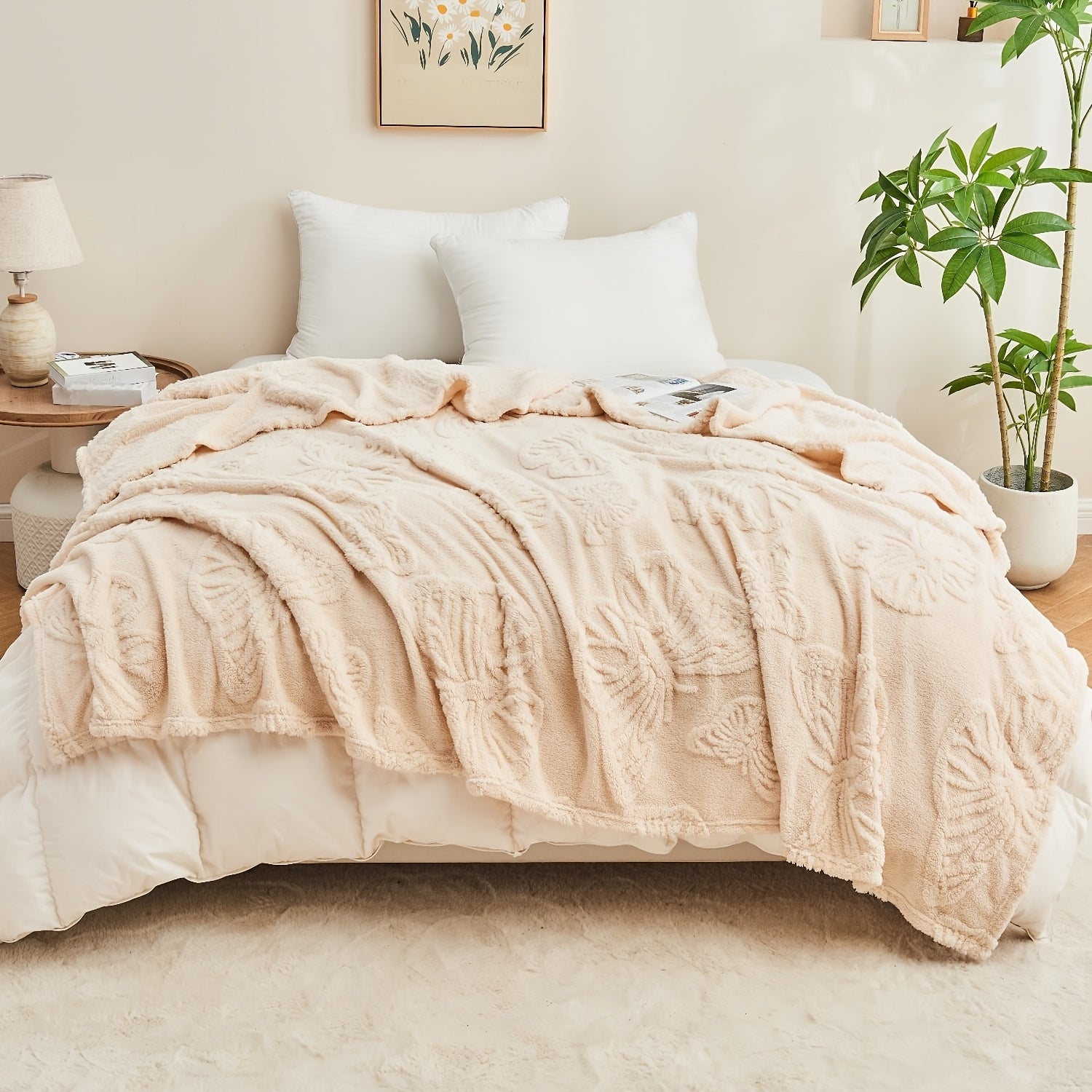 Coperta trapuntata 3D di alta qualità - Pile di flanella testurizzato