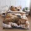 2pcs Cute Animal Print Dogs Comforter Set, Soft and Comfortable Suitable for Home and Room Decoration, Suitable for All Seasons (1 Quilt+1 Pillow Cases Without Core)