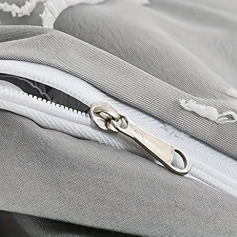 2pcs/3pcs Bohemian Jacquard Duvet Cover Pillowcase Soft, Skin friendly, Comfortable, Breathable, Machine Washable Zipper Closure Four Seasons Universal Simple Luxury Suitable for Bedrooms, Rooms, Hotels, etc. Duvet Set