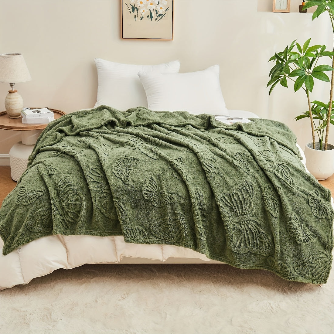 Coperta trapuntata 3D di alta qualità - Pile di flanella testurizzato