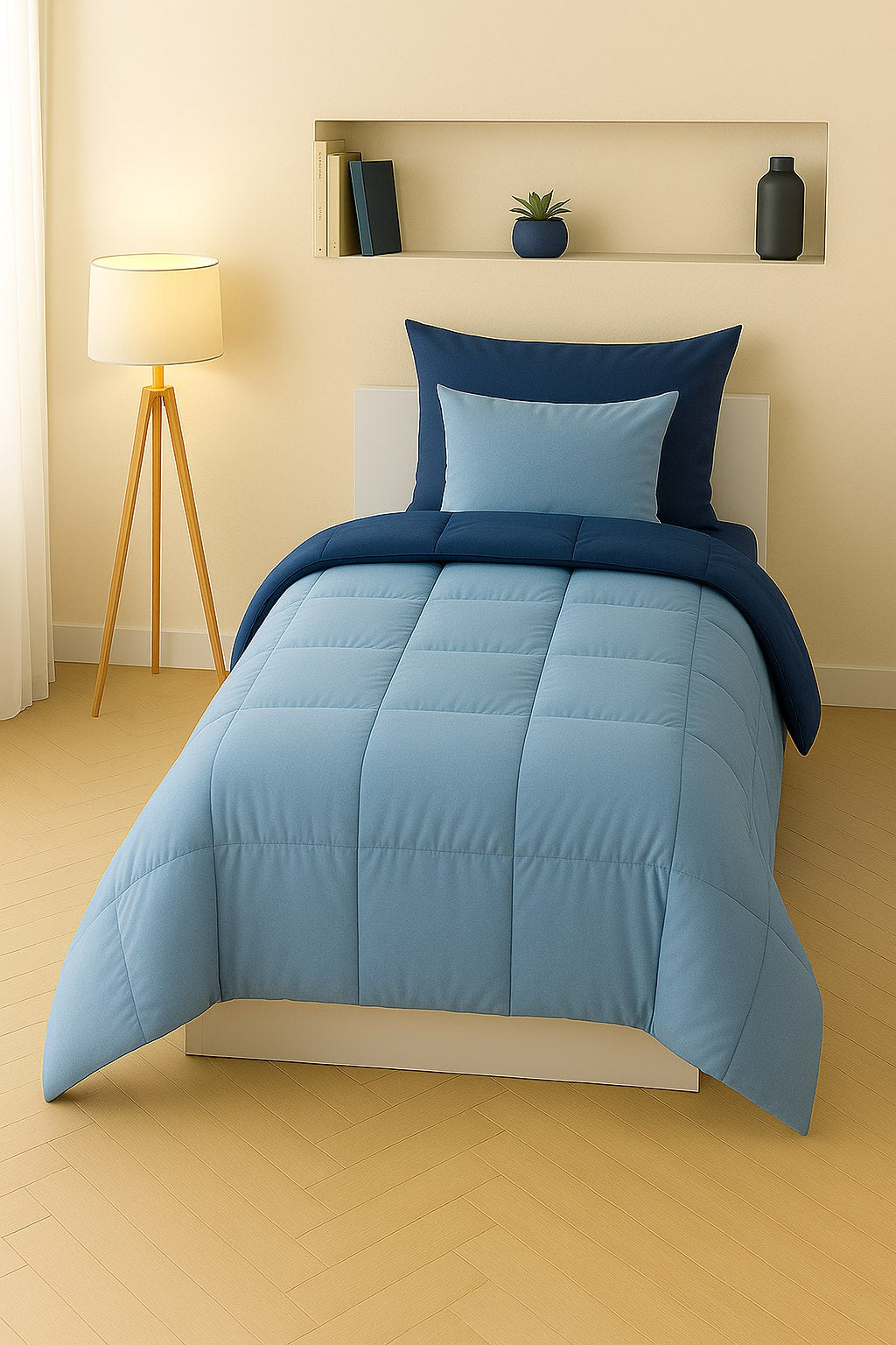 Trapunta Singola Velvet velluto "Nebbiolo" - L'Eleganza Personale e Intensa