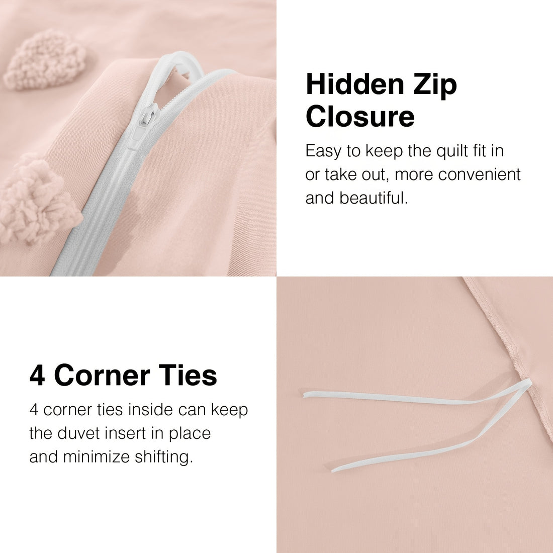 Set Copripiumino + federe Cuoricini - Trapuntato