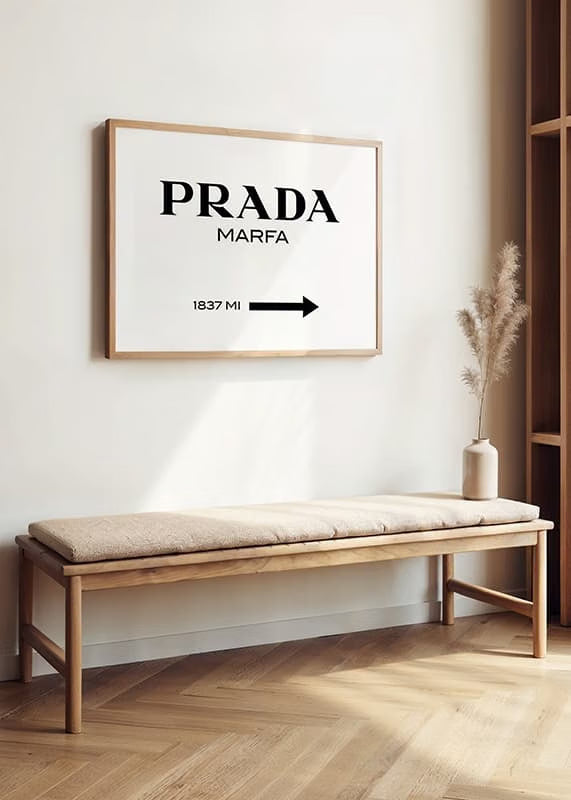 Poster da Arredo su Carta Premium - Prada Marfa
