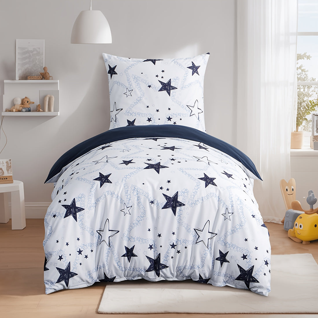 Copripiumino Stars in microfibra