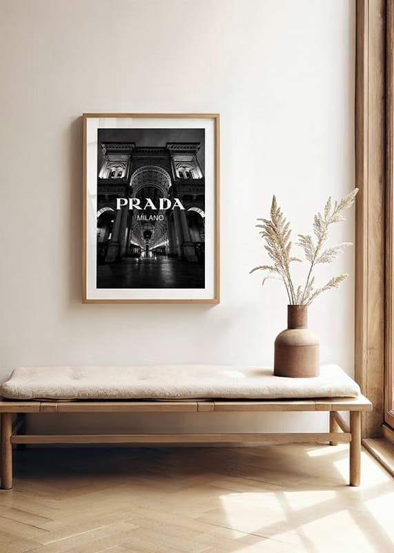 Poster da Arredo su Carta Premium - Prada Milano