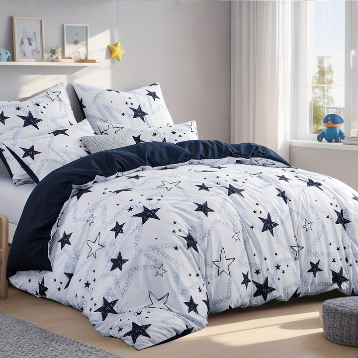 Copripiumino Stars in microfibra