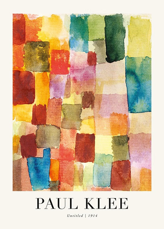 Poster da Arredo su Carta Premium - Untitled 1914 By Paul Klee