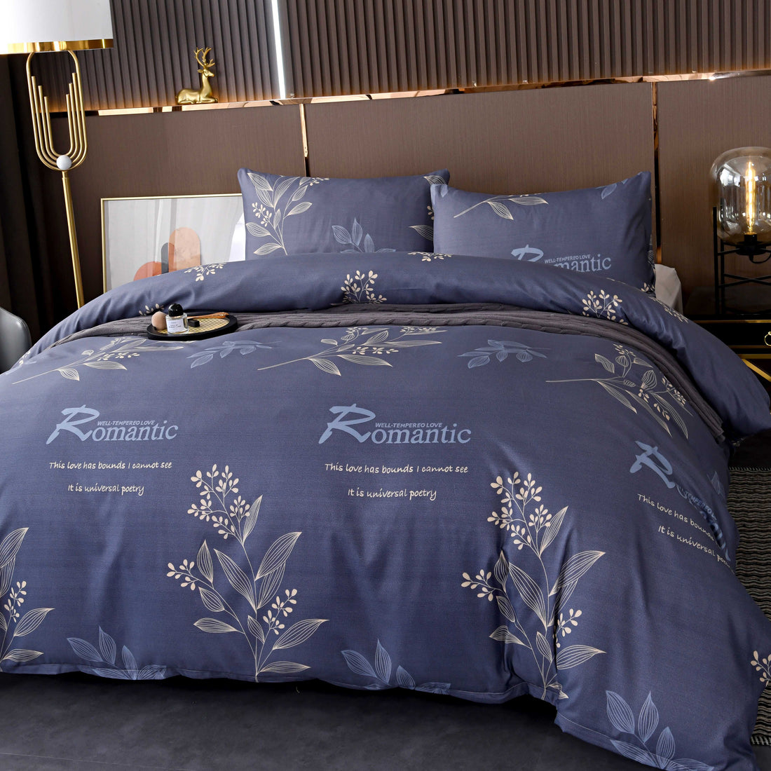 Set copripiumino – 3 pezzi: copripiumino, lenzuolo con angoli e 1 federa