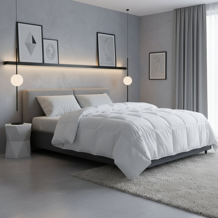 Piumino in piuma d'oca - imbottito in microfibra