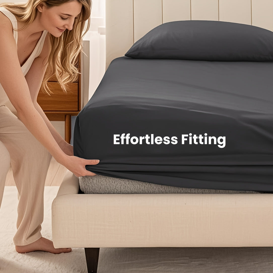 Lenzuolo con angoli in microfibra - senza federe