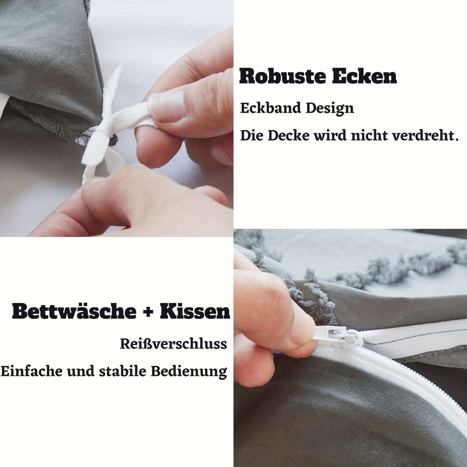 2pcs/3pcs Bohemian Jacquard Duvet Cover Pillowcase Soft, Skin friendly, Comfortable, Breathable, Machine Washable Zipper Closure Four Seasons Universal Simple Luxury Suitable for Bedrooms, Rooms, Hotels, etc. Duvet Set