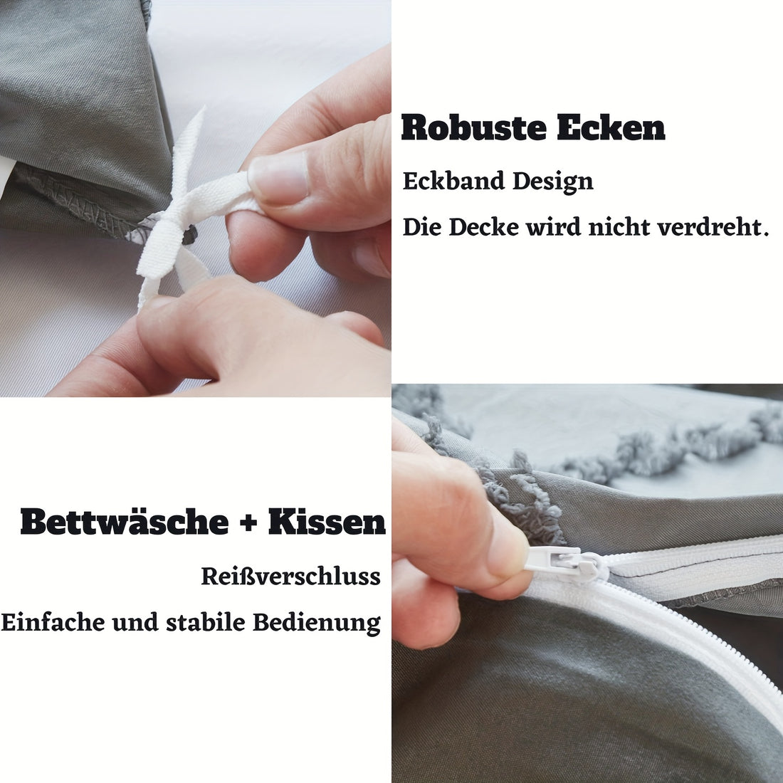 2pcs/3pcs Bohemian Jacquard Duvet Cover Pillowcase Soft, Skin friendly, Comfortable, Breathable, Machine Washable Zipper Closure Four Seasons Universal Simple Luxury Suitable for Bedrooms, Rooms, Hotels, etc. Duvet Set