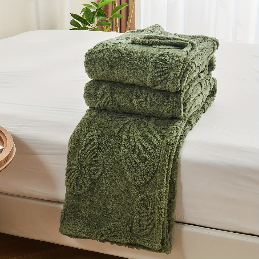 Coperta trapuntata 3D di alta qualità - Pile di flanella testurizzato