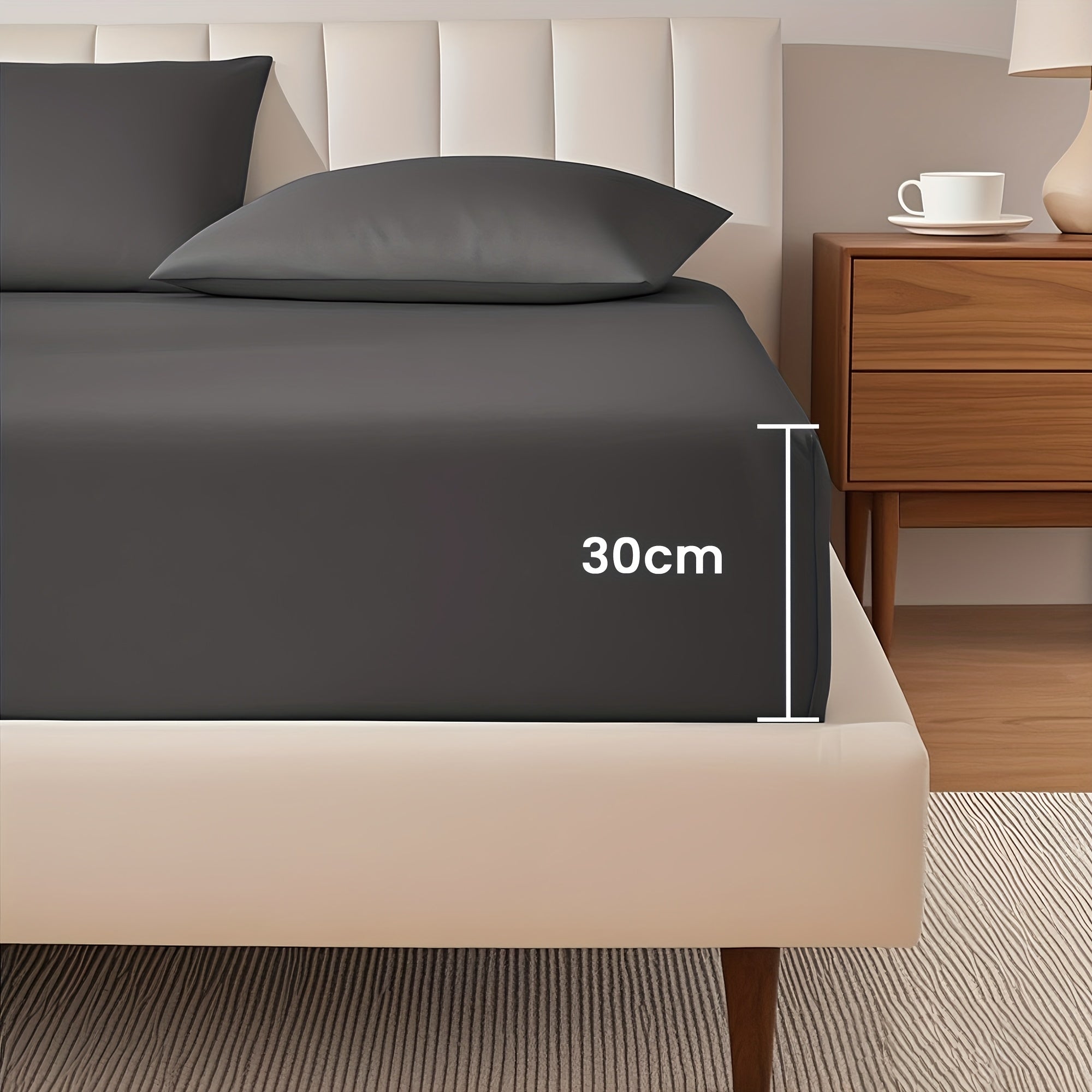 Lenzuolo con angoli in microfibra - senza federe