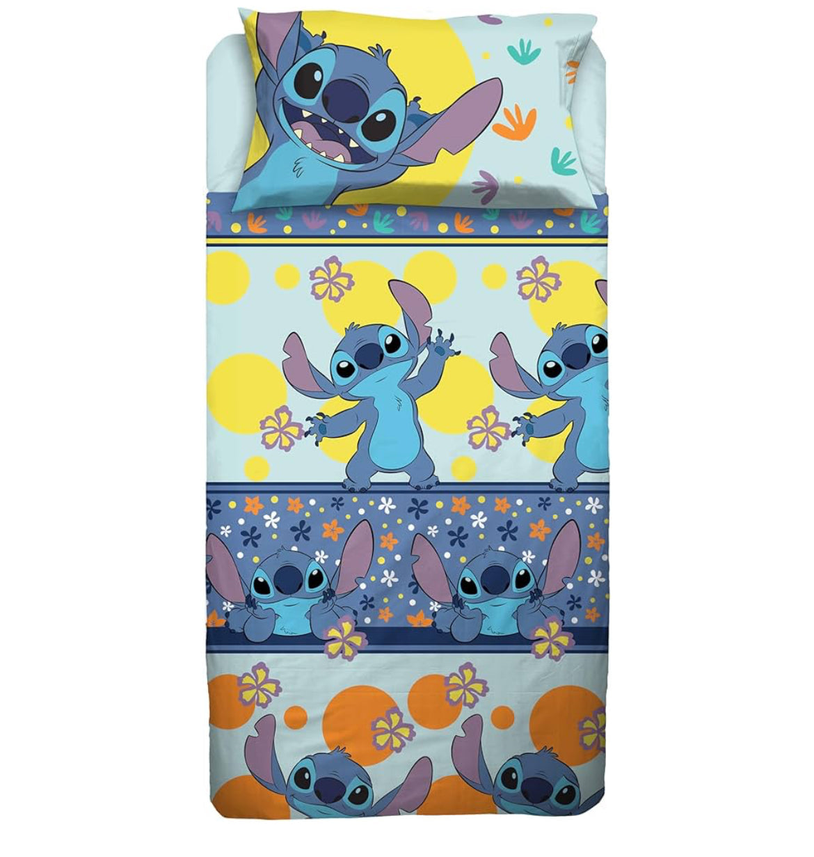 Lenzuola letto stitch