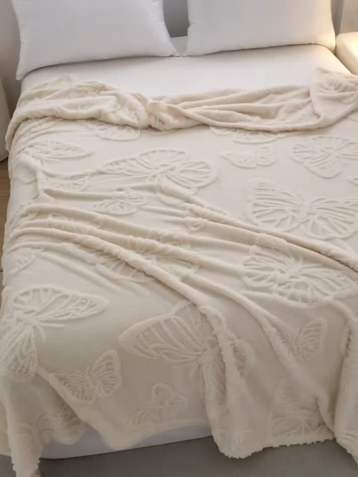 Coperta trapuntata 3D di alta qualità - Pile di flanella testurizzato