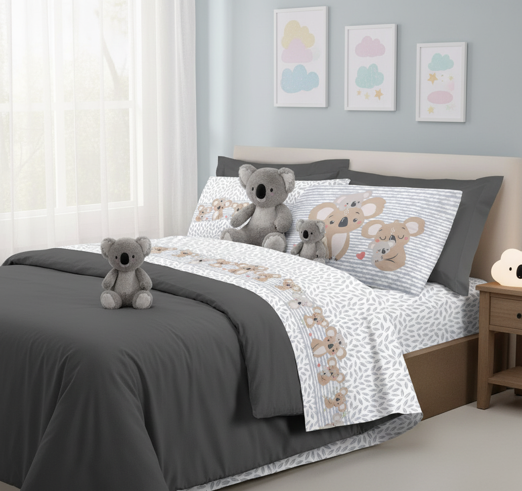 Completo Lenzuola matrimoniale 100% cotone