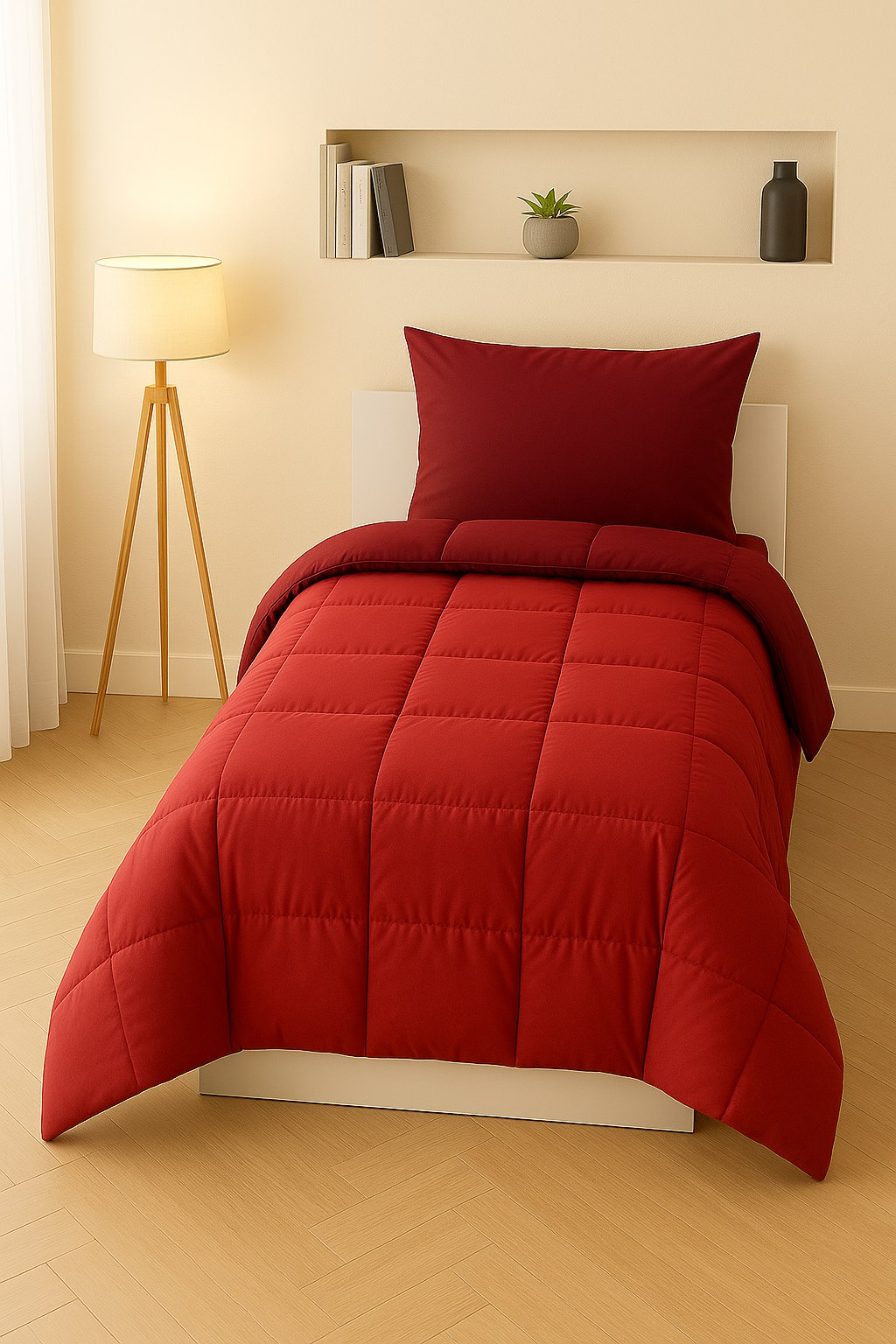 Trapunta Singola Velvet velluto "Nebbiolo" - L'Eleganza Personale e Intensa