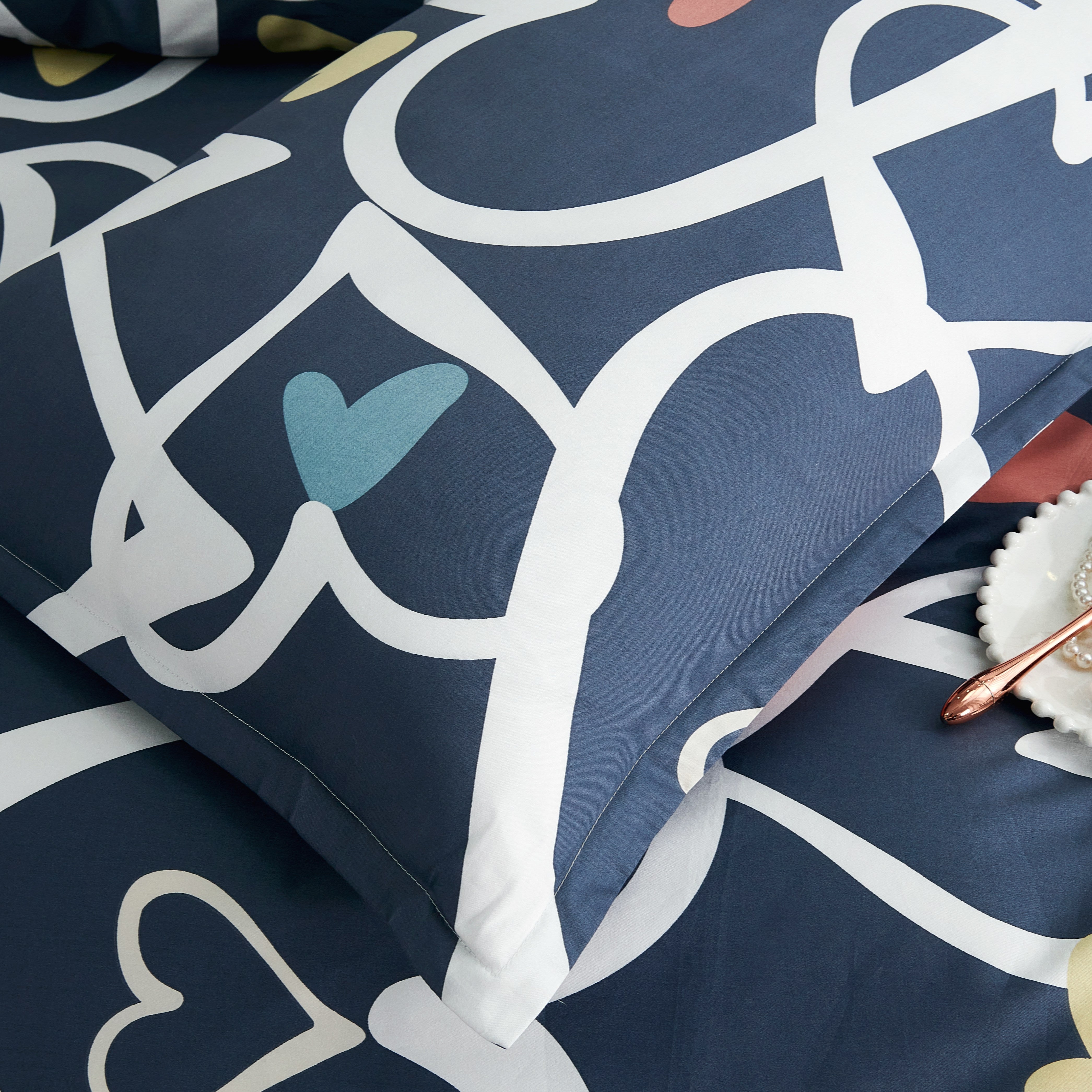 Set copripiumino – 3 pezzi: copripiumino, lenzuolo con angoli e 1 federa