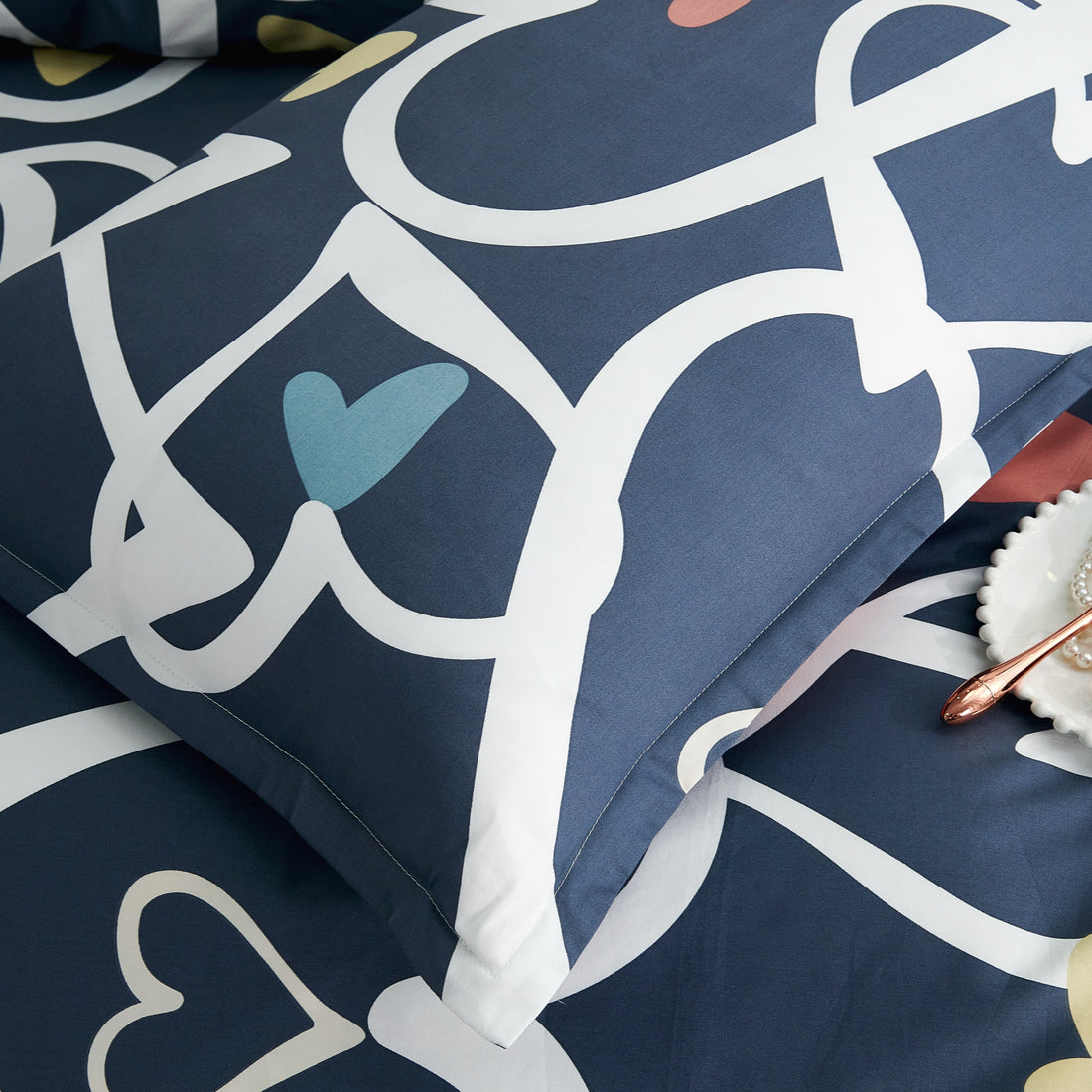 Set copripiumino – 3 pezzi: copripiumino, lenzuolo con angoli e 1 federa