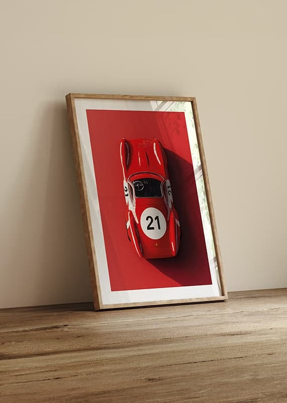 Poster da Arredo su Carta Premium - Ferrari Le Mans
