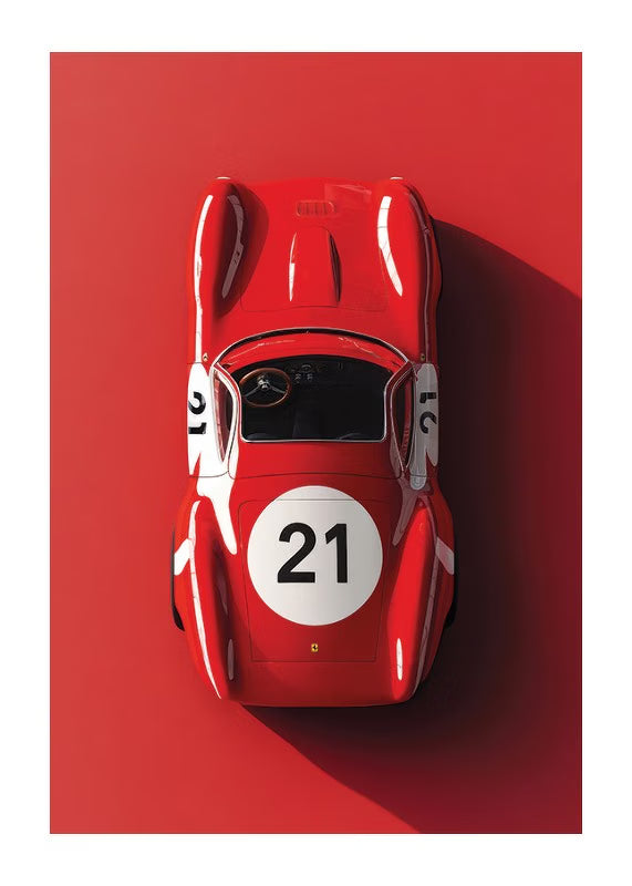 Poster da Arredo su Carta Premium - Ferrari Le Mans