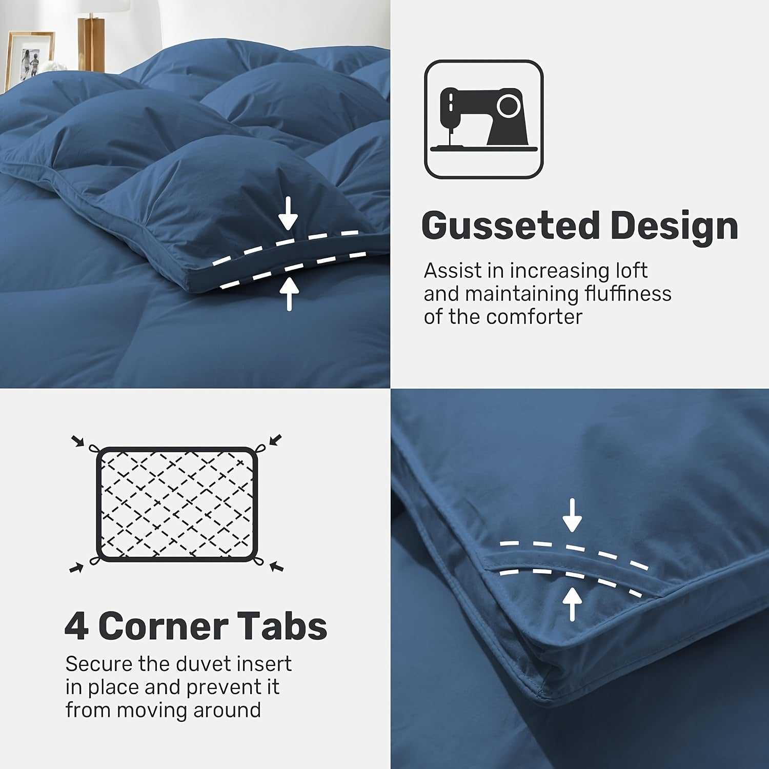 Trapunta Piumino Premium - Texture 3D in rilievo