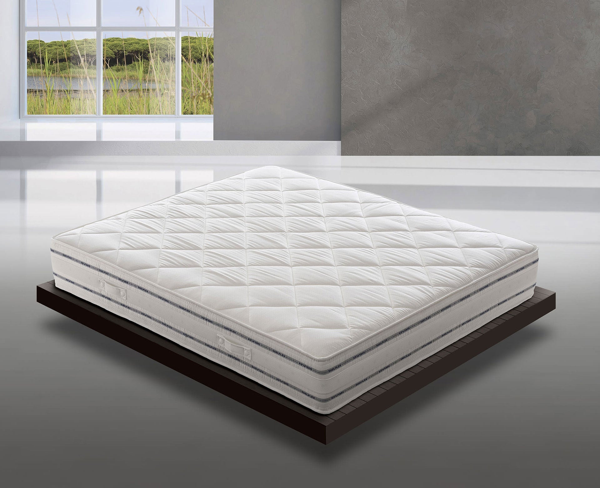 Materasso Modulare Espanso Modello Divano Letto Ignifugo Certificato Classe 1 IM H14 cm