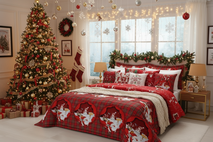 Trapunta natalizia matrimoniale