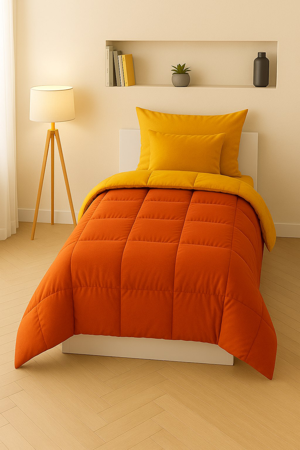 Trapunta Singola Velvet velluto "Nebbiolo" - L'Eleganza Personale e Intensa