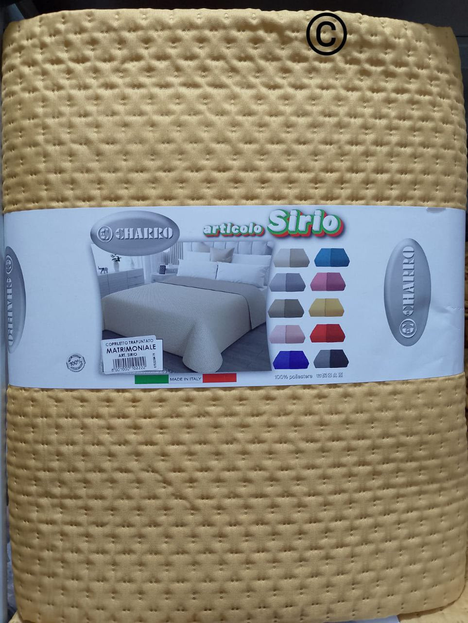 Copriletto tinta unita charro