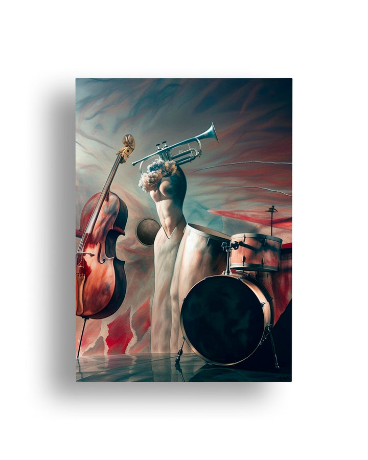 Quadro su tela da parete - Pronto da appendere - Musicomio