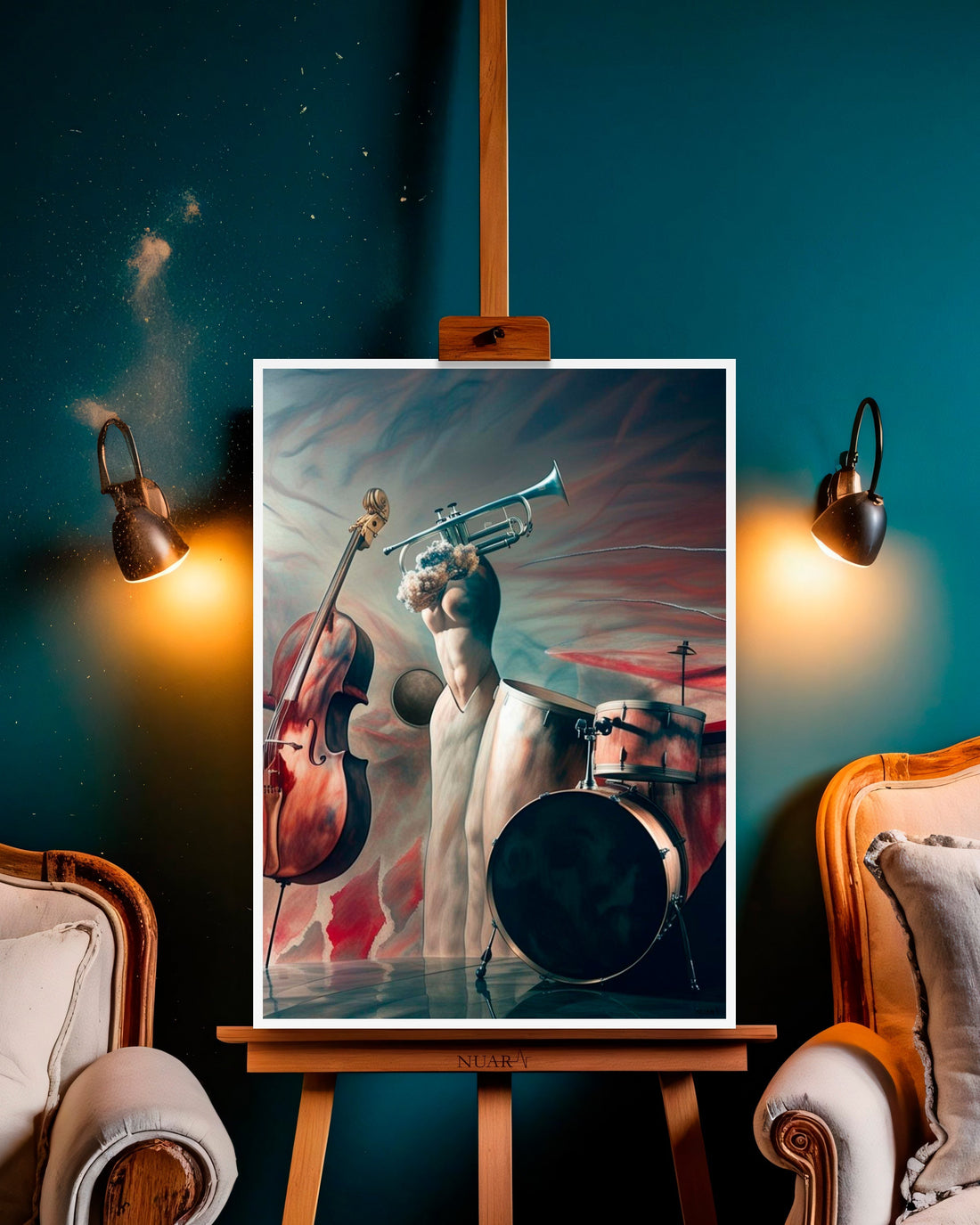 Quadro su tela da parete - Pronto da appendere - Musicomio