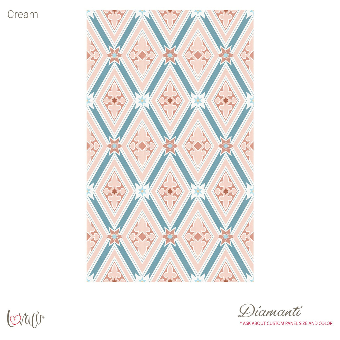 Carta da parati - Diamanti cream