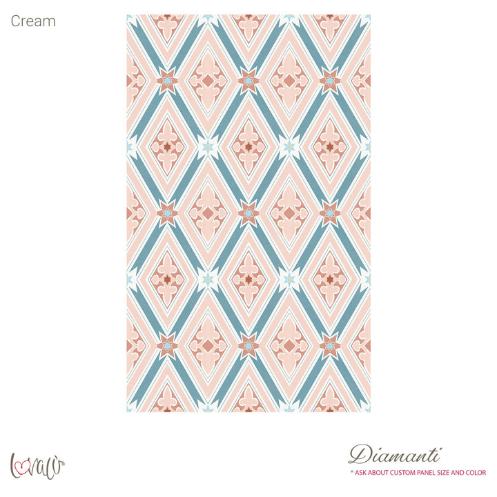 Carta da parati - Diamanti cream