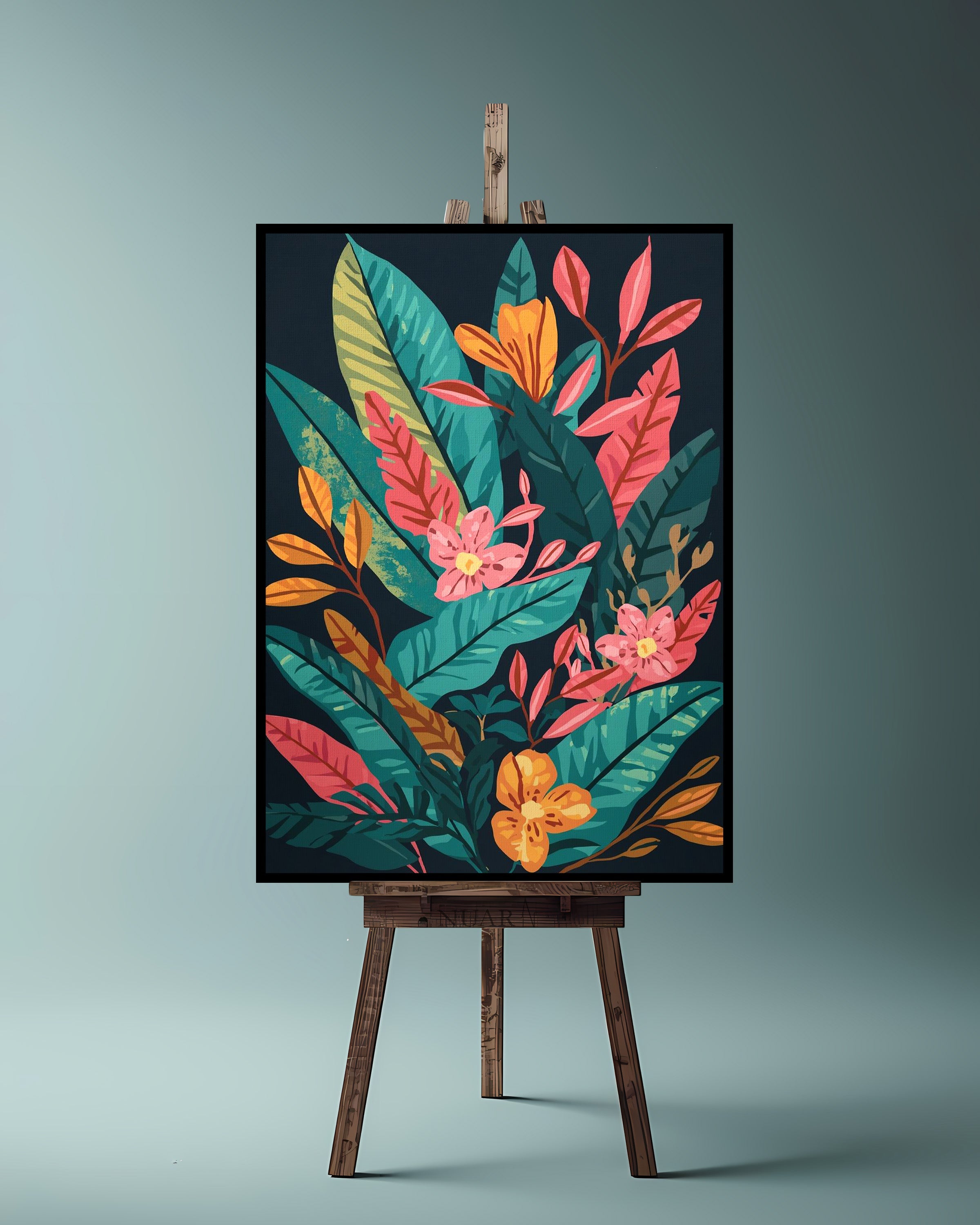 Quadro su tela da parete - Pronto da appendere - Ginevra