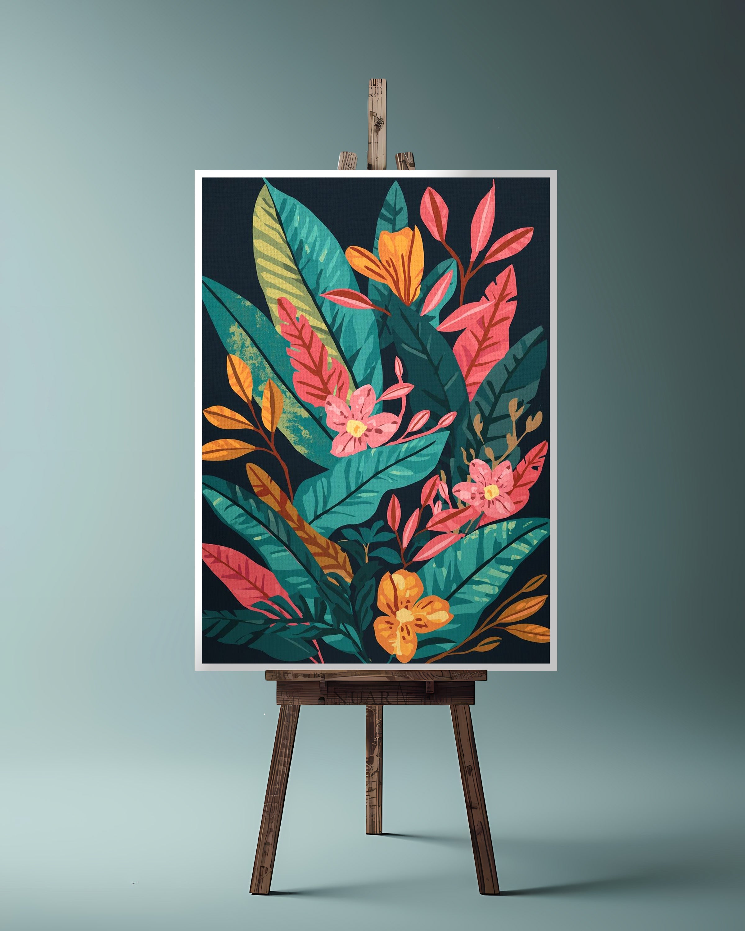 Quadro su tela da parete - Pronto da appendere - Ginevra