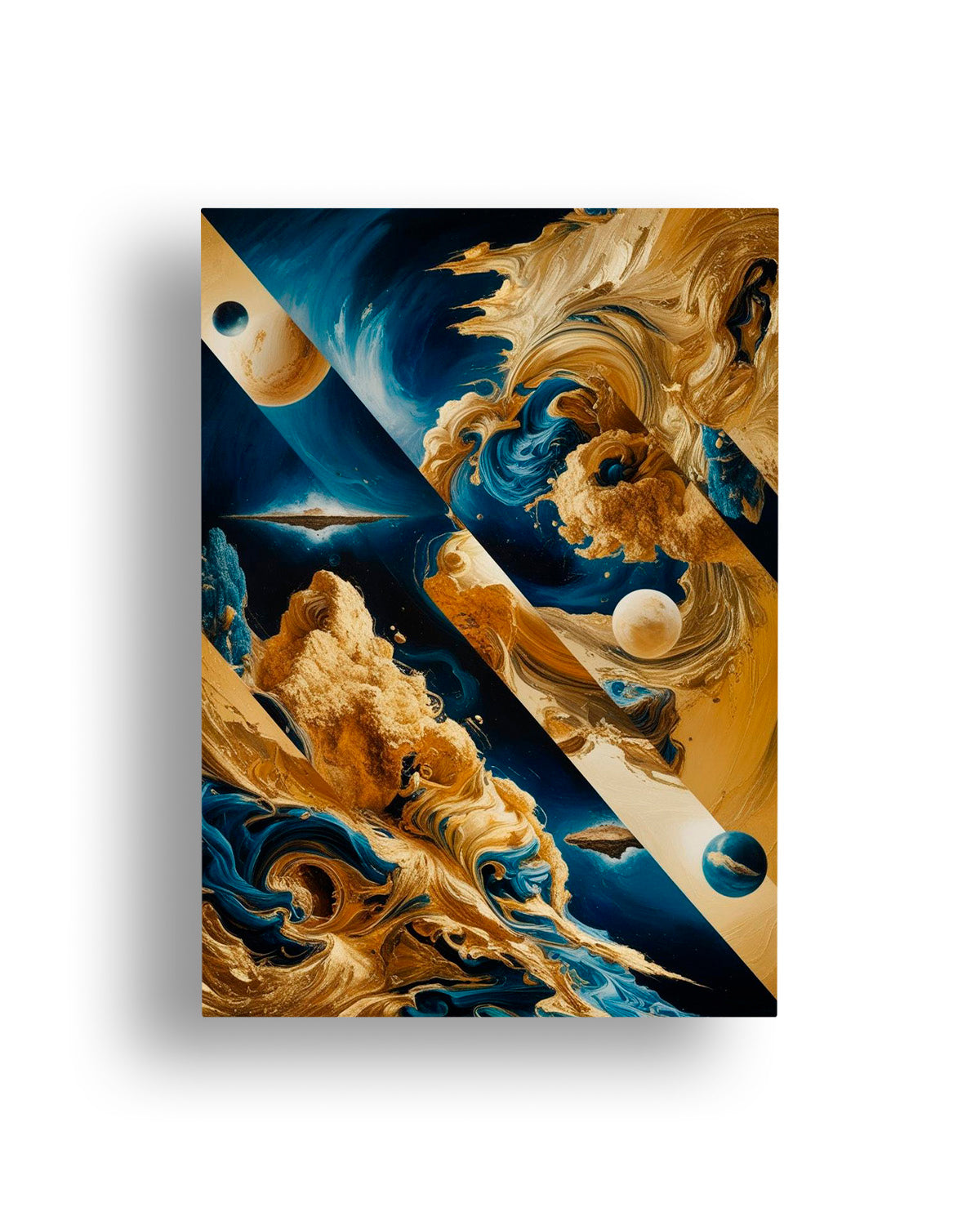 Quadro su tela da parete - Pronto da appendere - Intersezione di Piani