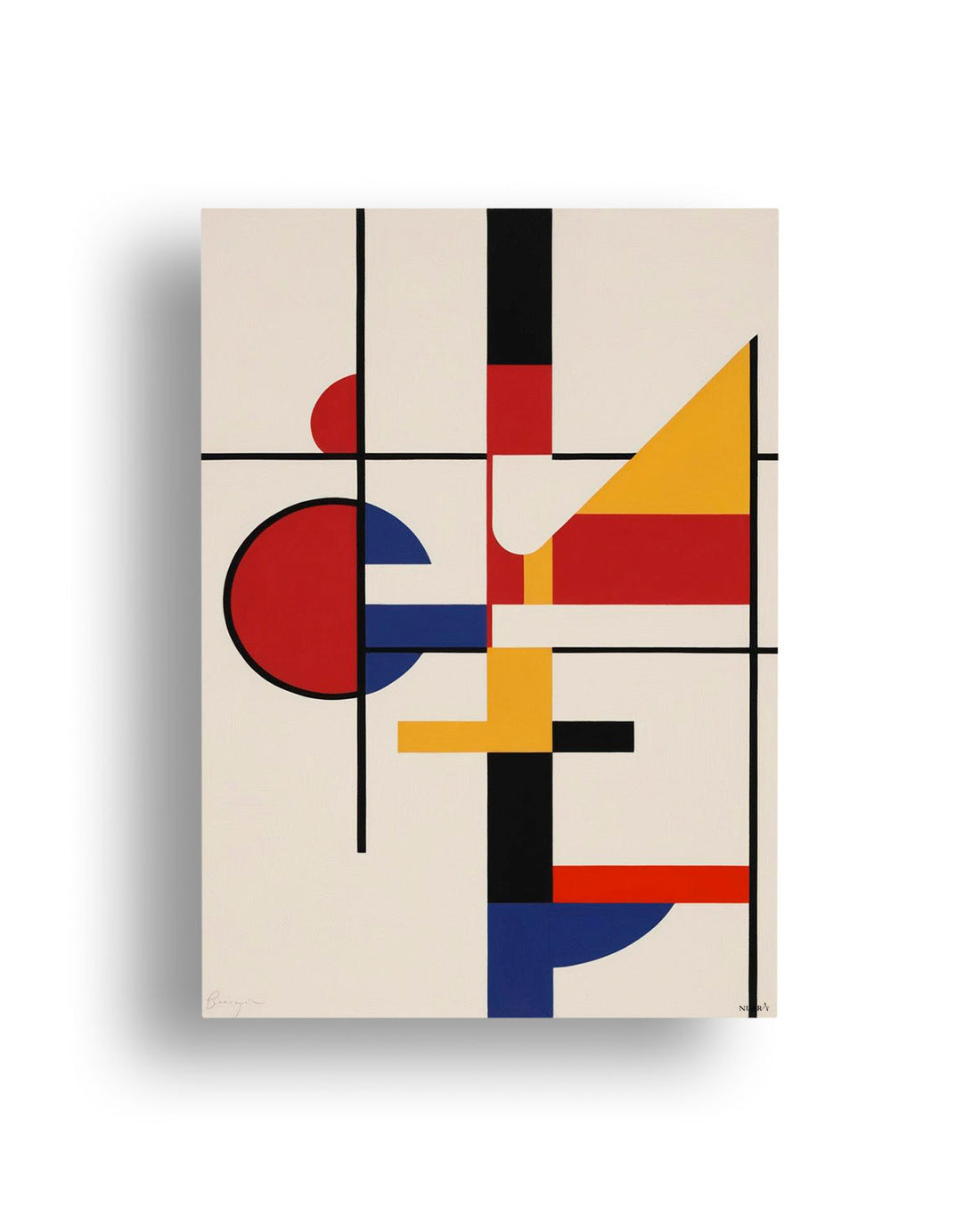 Quadro su tela da parete - Pronto da appendere - Sinfonia di Linee