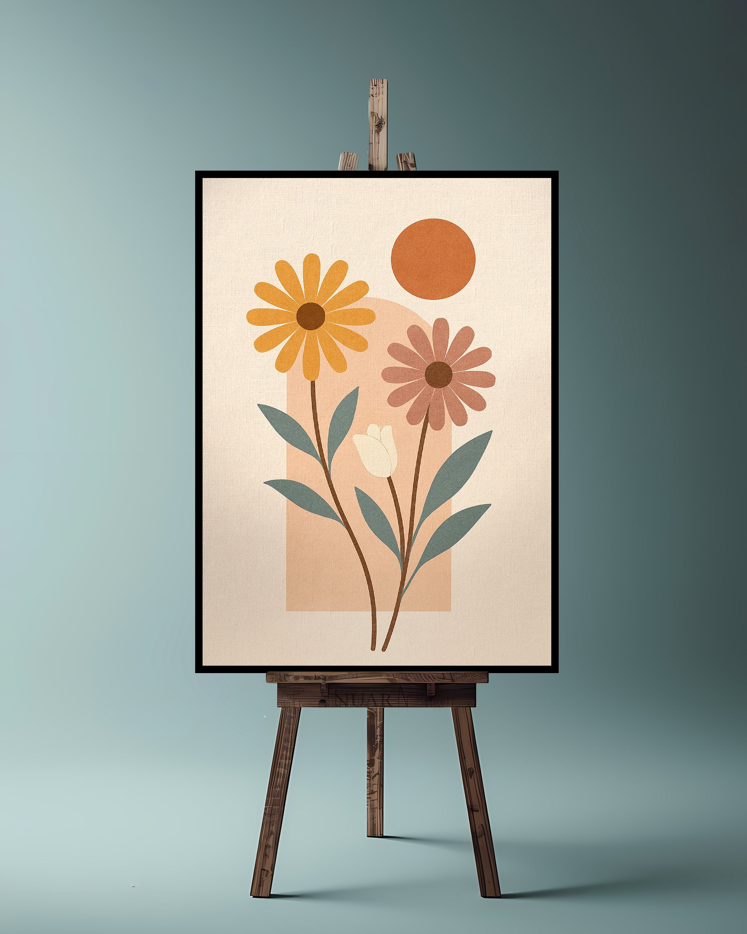 Quadro su tela da parete - Pronto da appendere - Poma