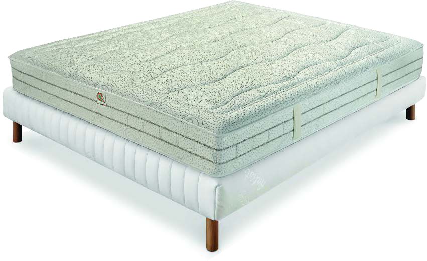 Materasso Semirigido a molle insacchettate e memory H28 cm lato estivo e Invernale - SATURNO