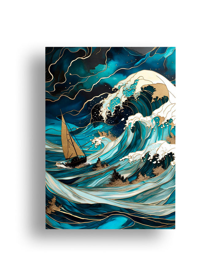 Quadro su tela da parete - Pronto da appendere - Tempesta