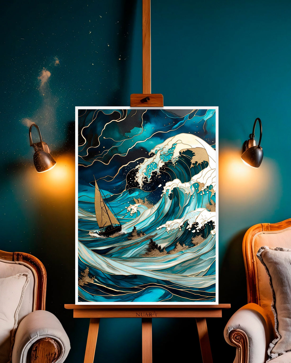 Quadro su tela da parete - Pronto da appendere - Tempesta