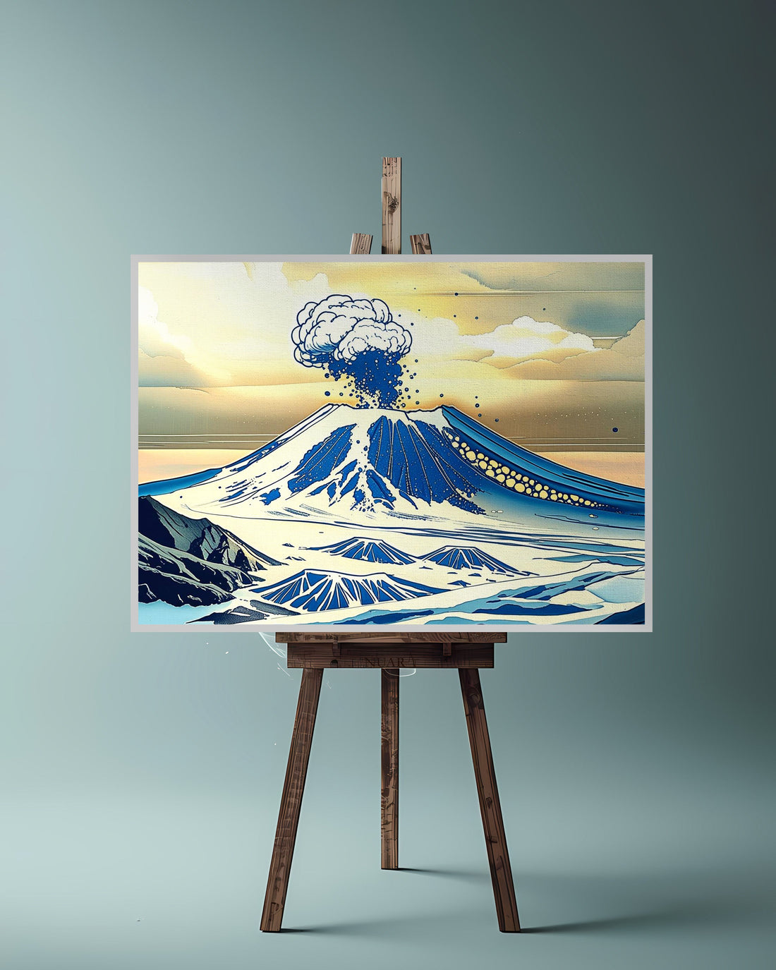 Quadro su tela da parete - Pronto da appendere - Hokkaidō