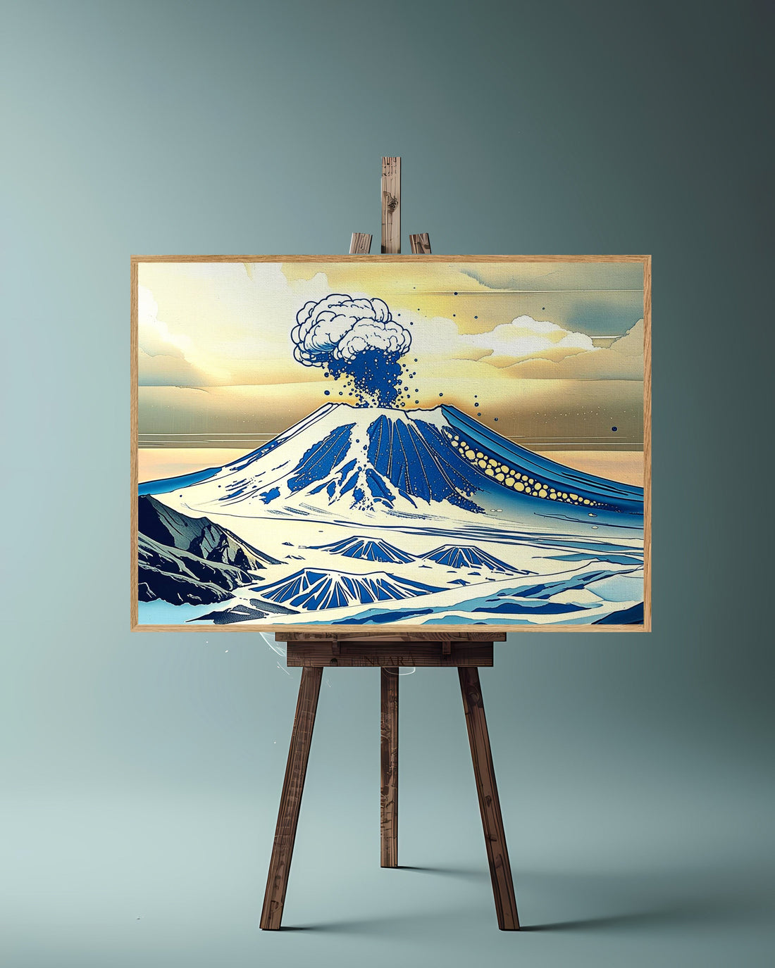 Quadro su tela da parete - Pronto da appendere - Hokkaidō