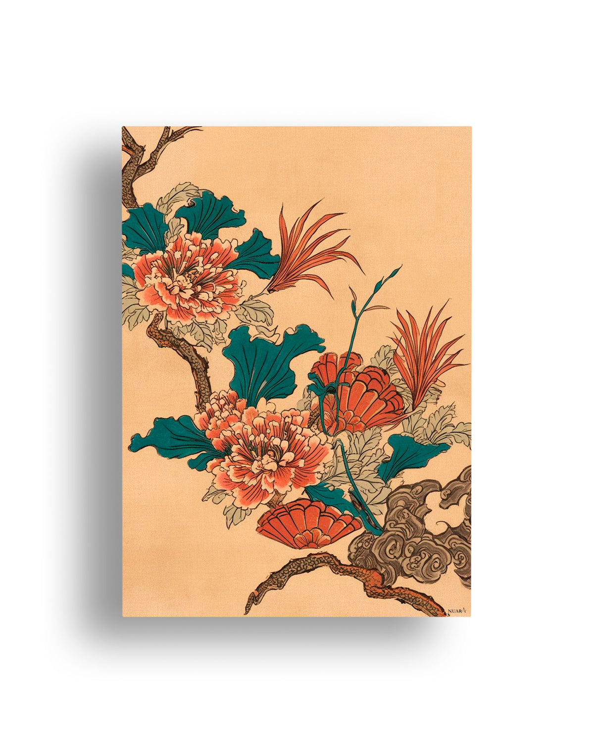 Quadro su tela da parete - Pronto da appendere - Natura Orientale