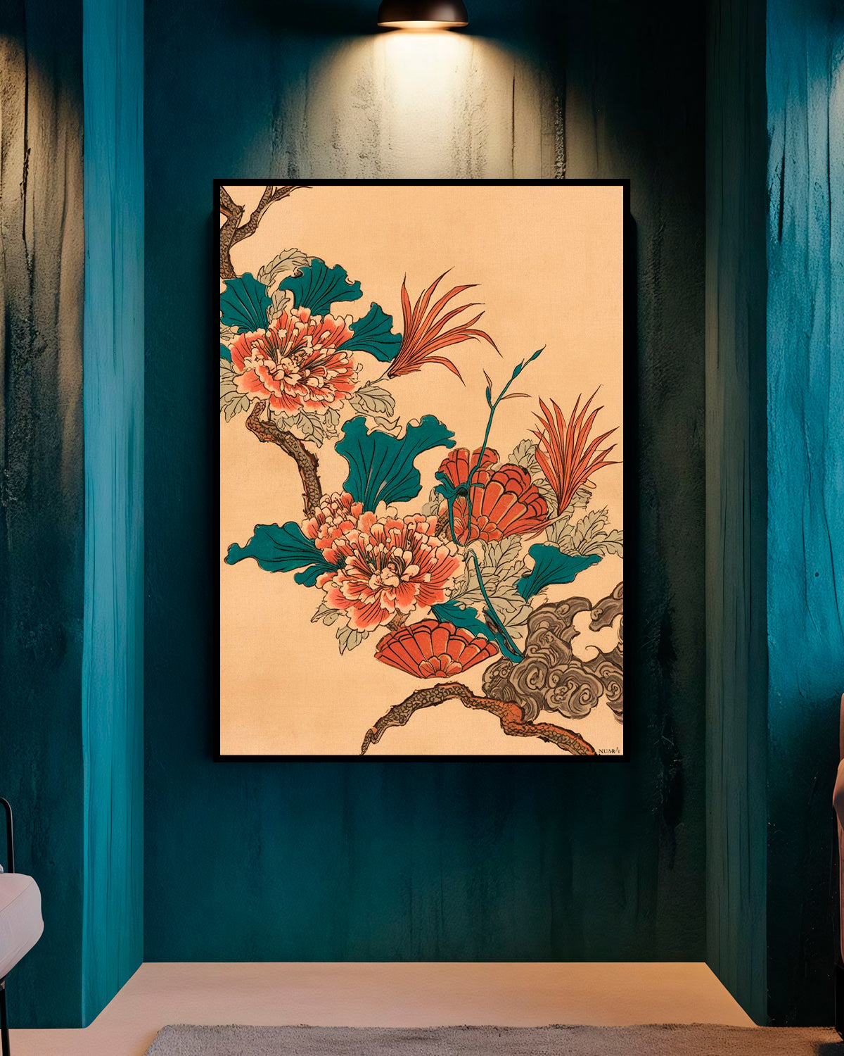 Quadro su tela da parete - Pronto da appendere - Natura Orientale