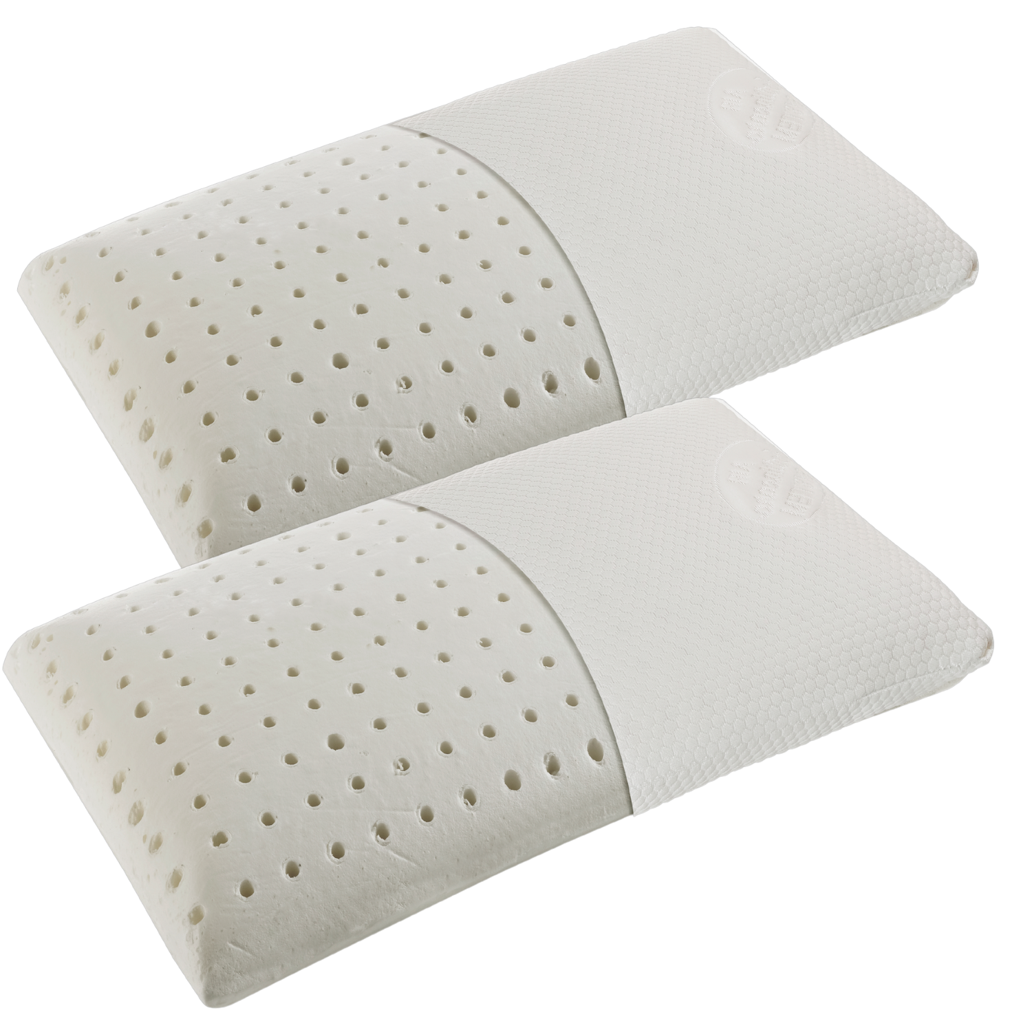 Coppia di cuscini in memory Vegetal in offerta con tessuto in cotone sfoderabile