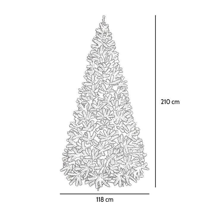 Albero di Natale innevato - La Thuile
