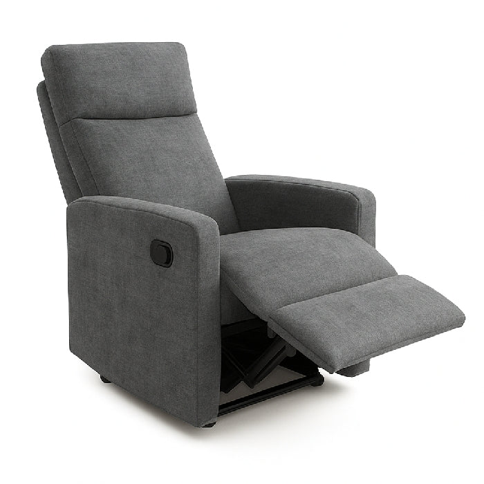 Poltrona reclinabile manualmente in tessuto - Relaxia